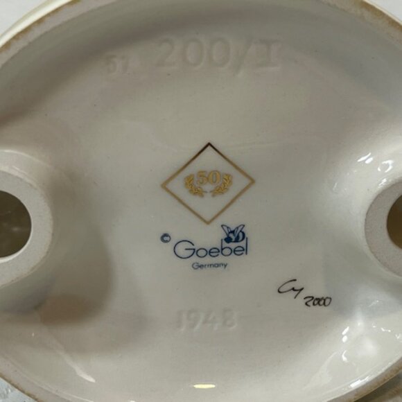 Vintage Goebel Hummel "Little Goat Herder" Boy w/Goats  Figurine #1689 - Picture 9 of 16